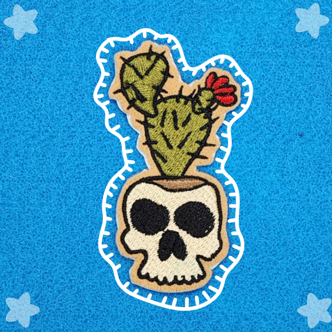 Cactus skull patch