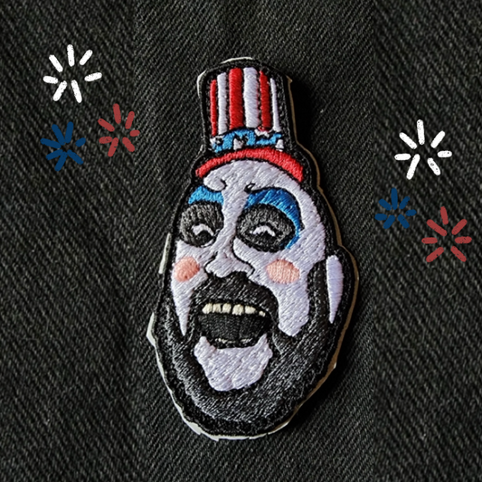 Horror American clown patch